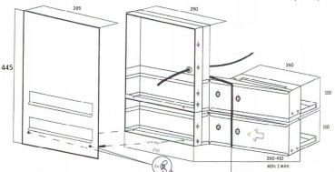 Preview: montage aufbau briefkasten video gegensprechanlage